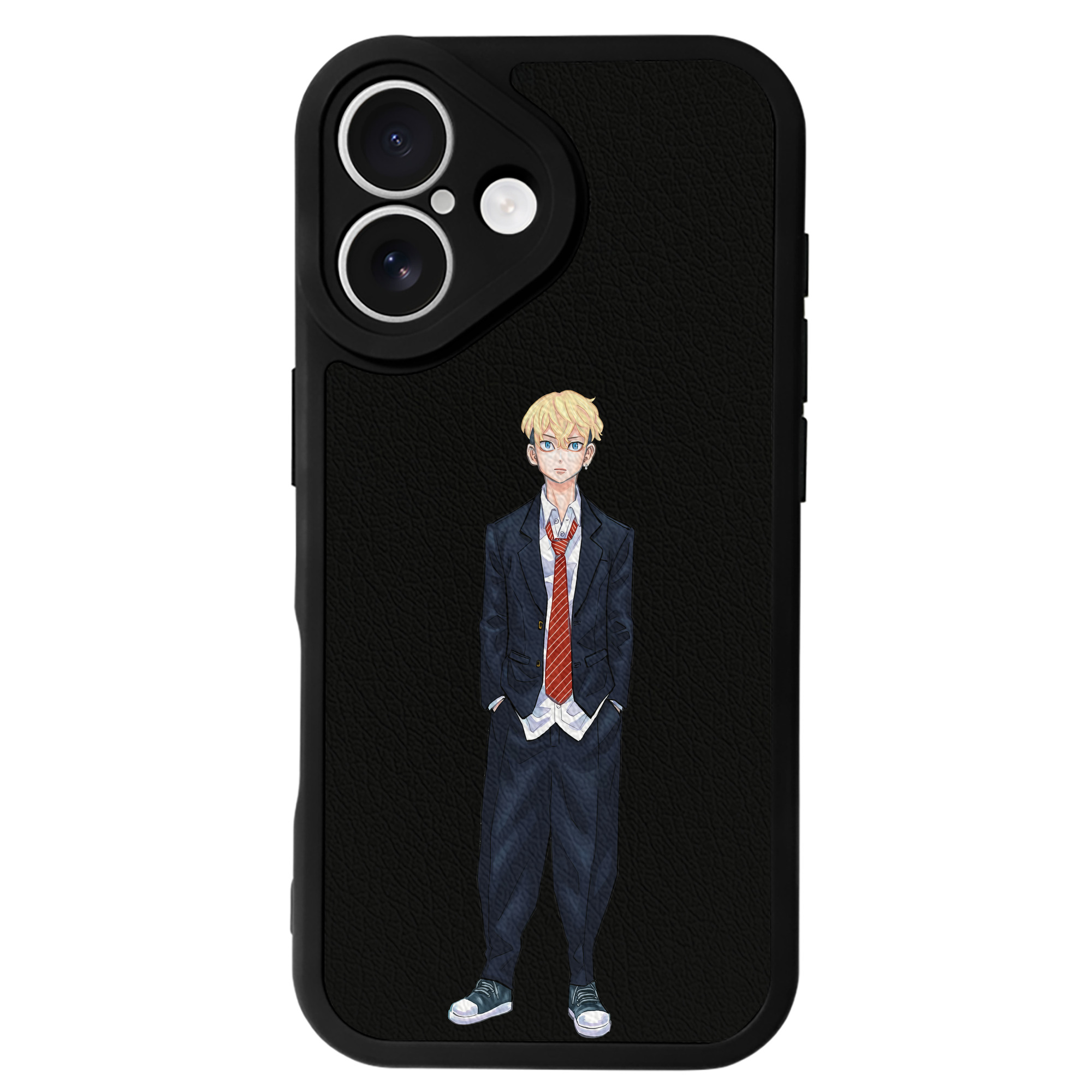 （画像用） 東京リベンジャーズ Tokyo Revengers 【iPhone 16シリーズ対応】シリコンスマホケース（レザー調） 材質：シリコン